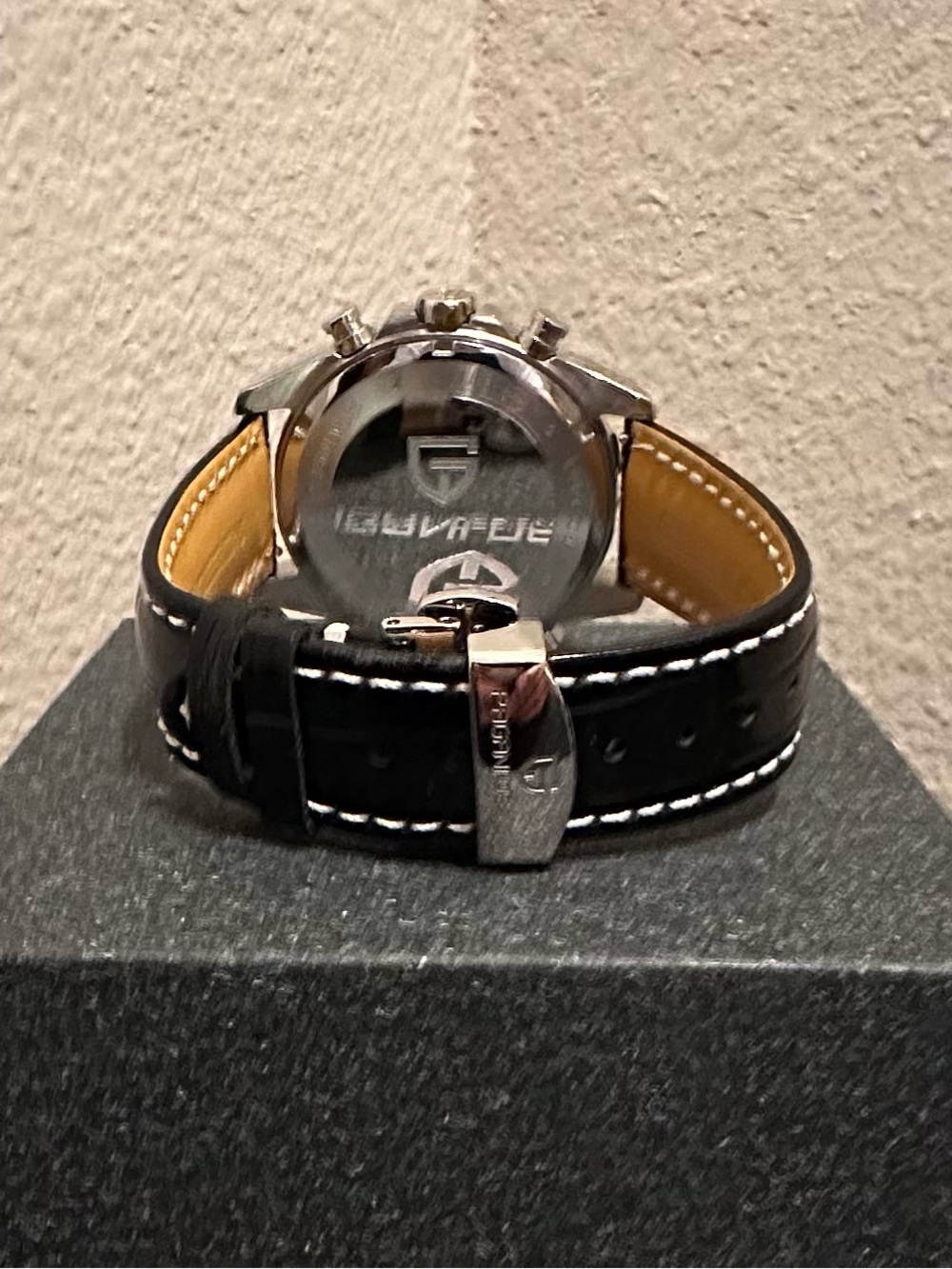 Pagani Design PD-1811 Men’s Chronograph Watch | New | Extra Orange Silicone Band - Picture 3 of 8